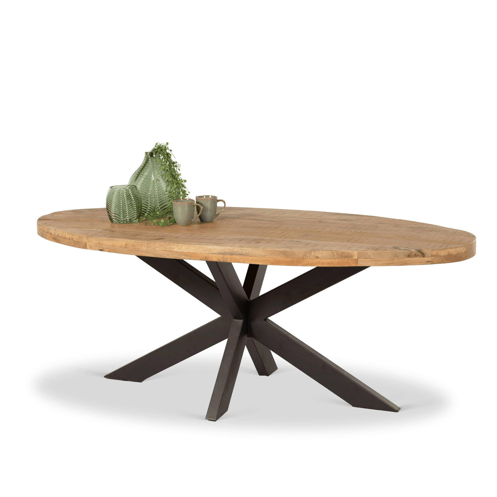 Full view of configured table showing selected options