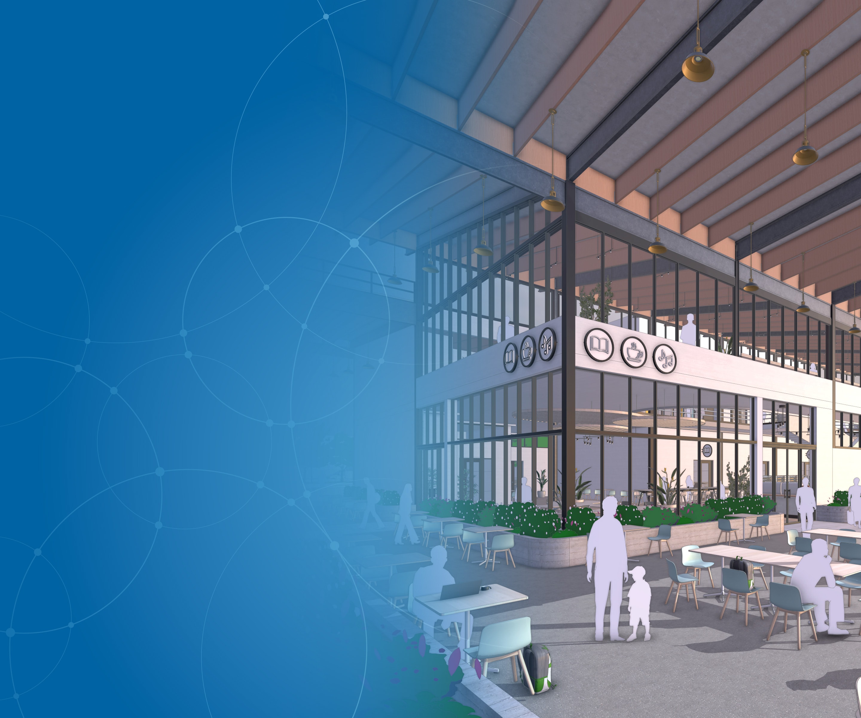 SketchUp interface met een interieurontwerp